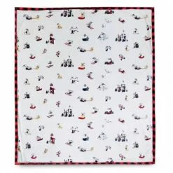 Disney Holiday Throw Blanket - Walt's Holiday Lodge - Mickey & Friends