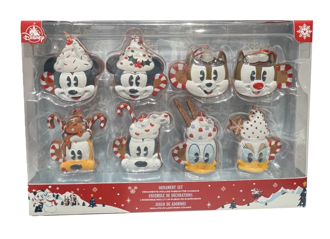 Disney Ornament Set - Mickey Mouse And Friends Cocoa 3 Disney Ornament Set - Mickey Mouse And Friends Cocoa