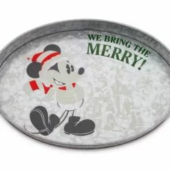Disney Holiday Serving Tray - Walt's Holiday Lodge - Santa Mickey