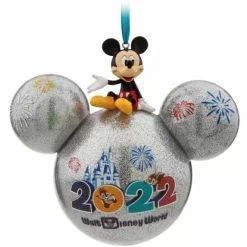Disney Mickey Ears Icon Ornament - 2022 Dated - Mickey & Friends