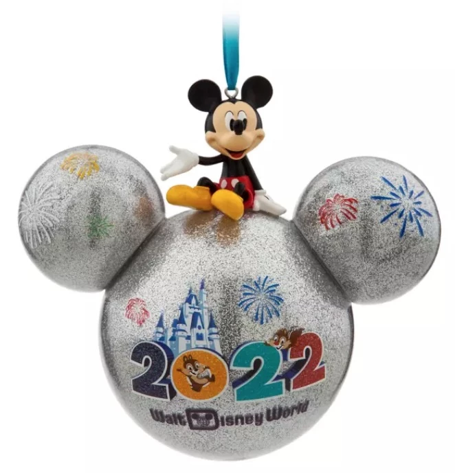 Disney Mickey Ears Icon Ornament - 2022 Dated - Mickey & Friends 3 Disney Mickey Ears Icon Ornament - 2022 Dated - Mickey & Friends
