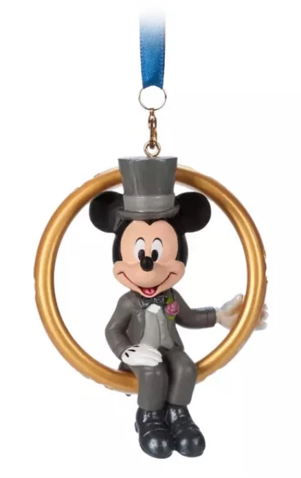 Disney Sketchbook Ornament - Mickey Wedding Ring 3 Disney Sketchbook Ornament - Mickey Wedding Ring