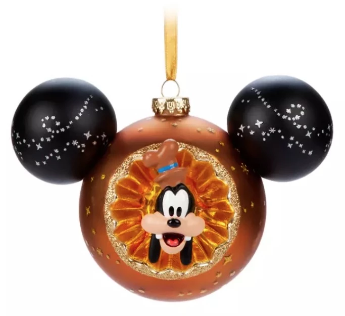 Disney Mickey Ears Icon Ornament - Goofy Sunburst 3 Disney Mickey Ears Icon Ornament - Goofy Sunburst