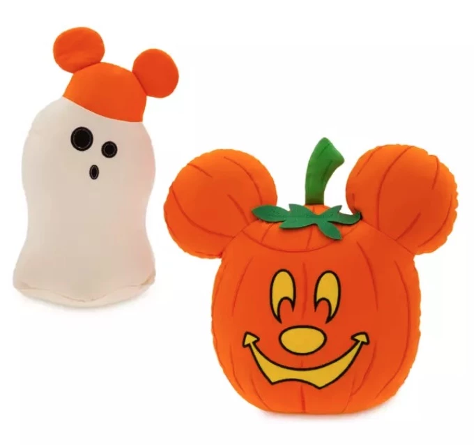 Disney Throw Pillow Set - 2022 Halloween - Mickey Pumpkin And Ghost 3 Disney Throw Pillow Set - 2022 Halloween - Mickey Pumpkin And Ghost
