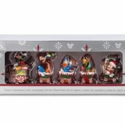 Disney Ornament Set - Mickey Mouse And Friends Train