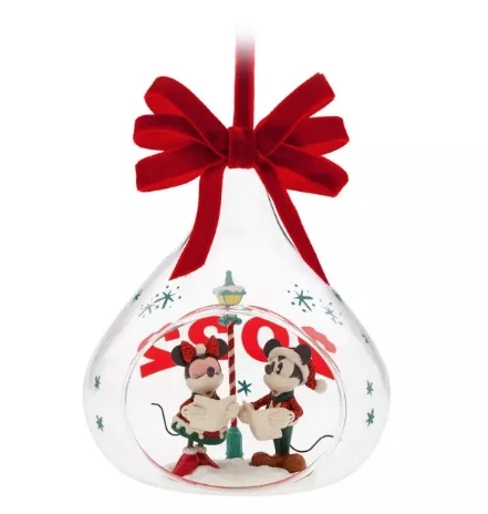 Disney Globe Ornament - 2022 Mickey And Minnie 3 Disney Globe Ornament - 2022 Mickey And Minnie
