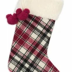 Disney Christmas Stocking - Mickey Mouse Homestead - Plaid