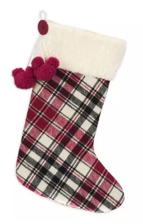 Disney Christmas Stocking - Mickey Mouse Homestead - Plaid 3 Disney Christmas Stocking - Mickey Mouse Homestead - Plaid