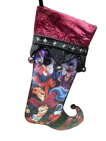 Disney Christmas Stocking - Male Villains - Large 3 Disney Christmas Stocking - Male Villains - Large